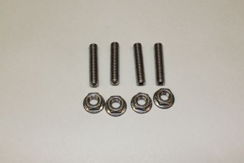 Edelbrock 1906 Carburetor Carburetor Stud Kit - 5/16 X 2-1/2 Steel Studs For Holley, Edelbrock, Carter, Rochester Carbs Holley Edelbrock Carter Rochester Carb Studs Steel Hardware