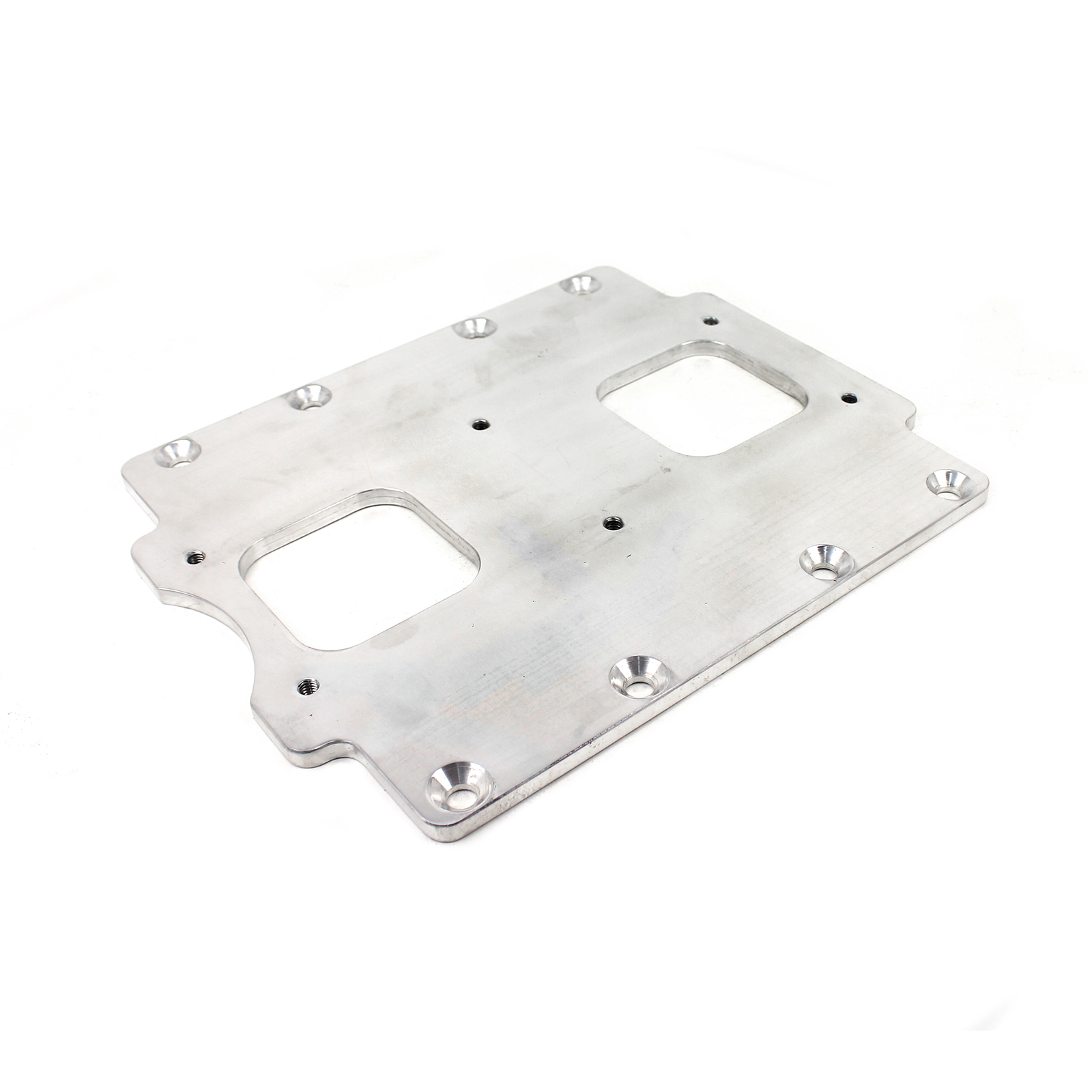 Speedmaster PCE156.1001 Dual Carb 6-71 8-71 Blower Adapter Plate Polished 