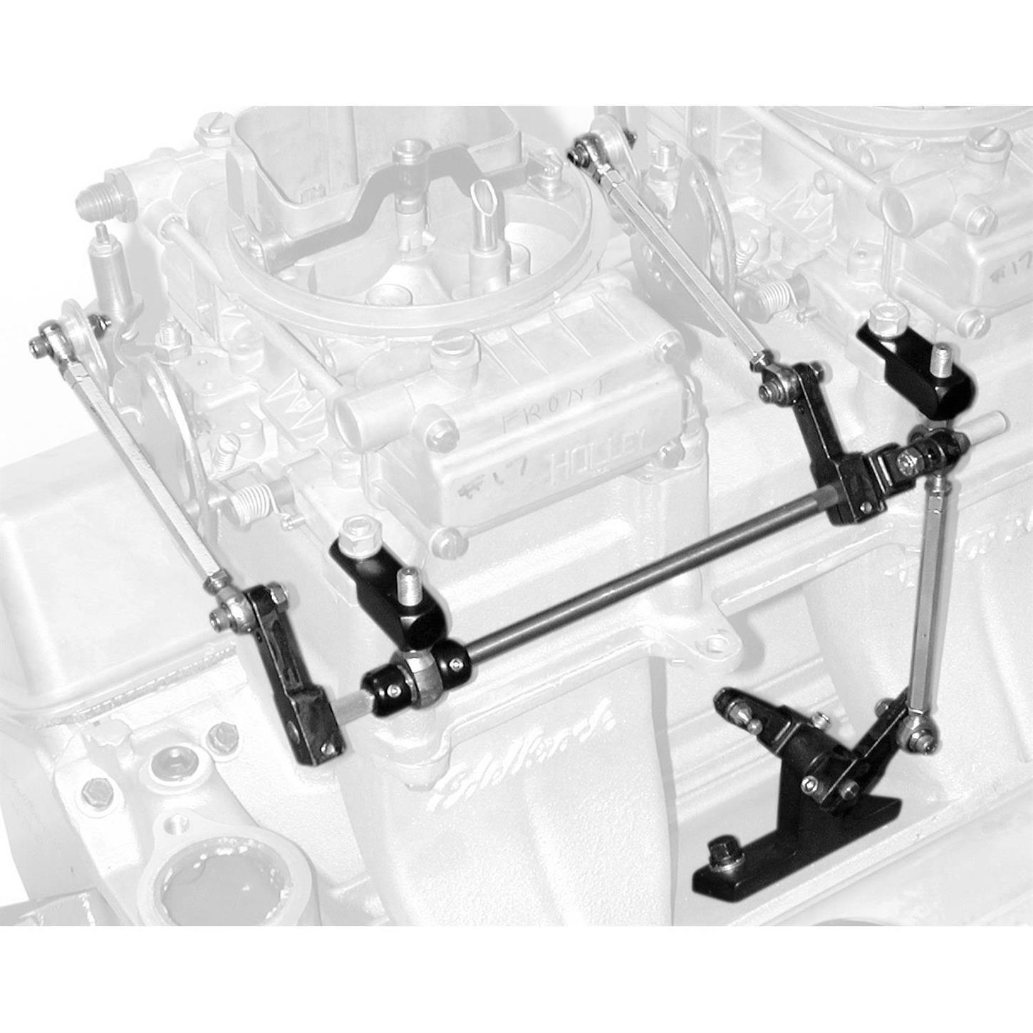 ルーデッキ 70-205 Enderle Edelbrock-Dart- BBC Sideways 4500 Linkage Kit