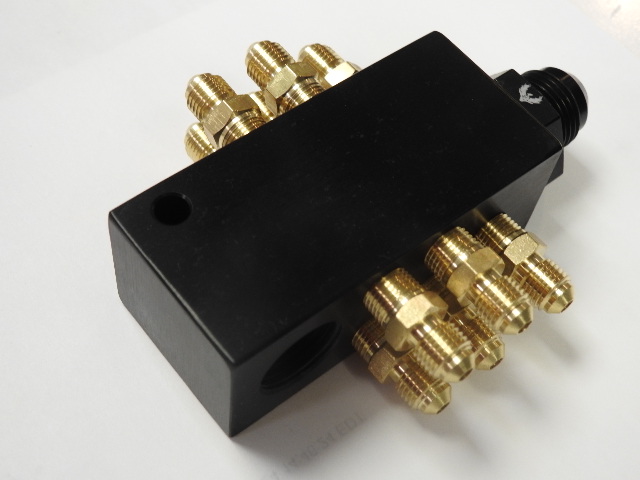 Enderle Distribution Block - Top w/Fittings Enderle Distribution Block - Top w/Fittings
