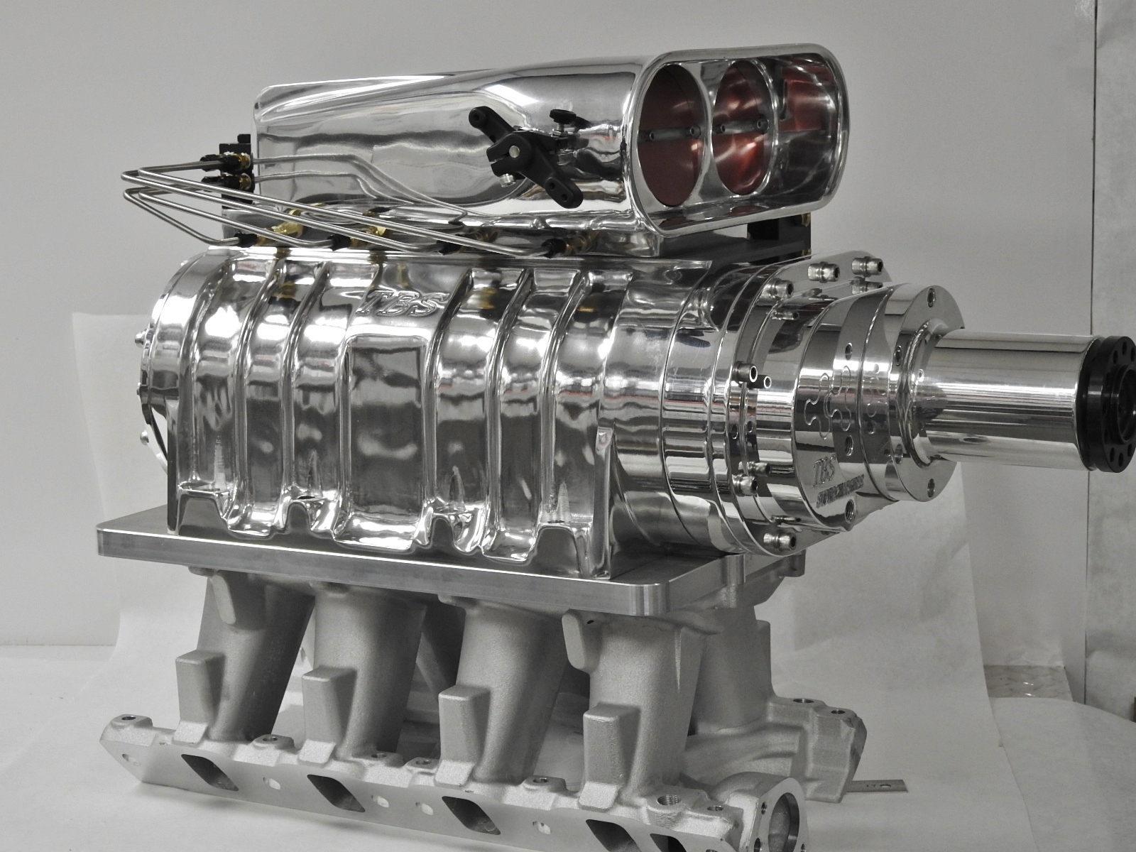 Cast CASE TBS 8-71 Ford 351W Hi-Ram Street/Race Supercharger Kit