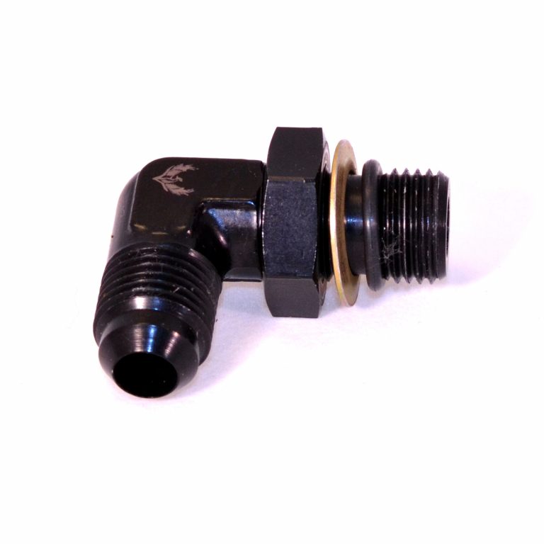 Aeromotive 10an Male to 10an ORB 90 Degree Fitting Aeromotive 10an Male to 10an ORB 90 Degree Fitting