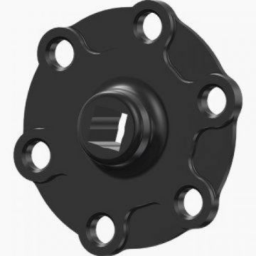 RCD- Engine Stroker Plate 6-Hole  1/2"  Square  Turn plate, blower pulley