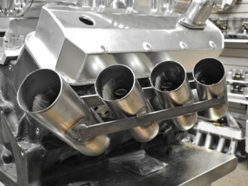 Zoomie Headers -    BB Chevy  2-1/2"  Dragster Headers  uncoated Zoomies