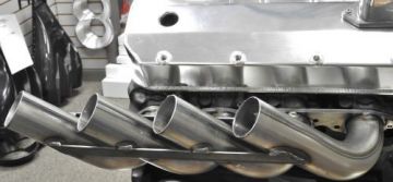 Zoomie Headers -  Custom   Zoomie BB Chevy  2-1/2"  Dragster Headers 2-1/2" uncoated