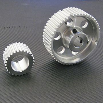54 and 27 tooth Accessory Drive Pulleys for the RCD Crank Support  mandrel or any 1" Mandrel