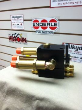 4045-4046- ENDERLE BARREL VALVE  FOR   8 Stack or Single Throttle Body -W BLACK CHECKS