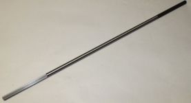 Splined Shaft - Enderle 18" Serrated Shaft - SPLINED MILD STEEL
