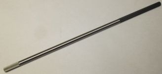 Splined Shaft - Enderle 12" X 5/16"   Serrated Shaft