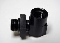 Enderle AN6 Bulkhead Male-Female 90 Degree Aluminu