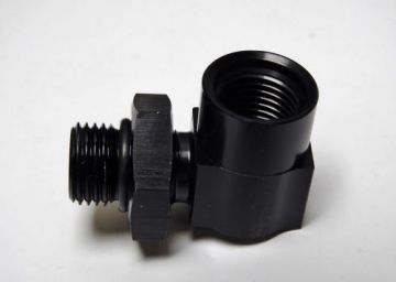 Enderle AN6 Bulkhead Male-Female 90 Degree Aluminu