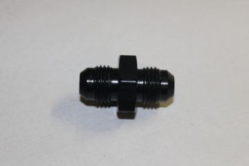 Fitting -6 Flare Union Black Anodized