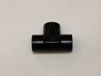 Fitting - Female 1/8 NPT Tee Black Anodized