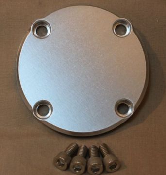 Fuel Pump Block Off  Cover Plate 4 Hole Round Enderle -Waterman