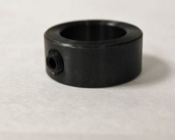 Steel  Set Screw Collar 1" ID Black Oxide Carbon S