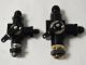 44611 -8 AN Shut off Valve 3 Way Waterman - w Fittings Shutoff