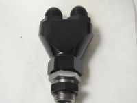 100162-10  -10  to Dual -10 Female  " Y" Block with  all -10 fittings or -12 Inlet