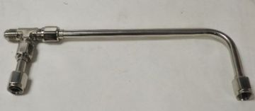 Line kit  - Bridal For Dual Inlet Fuel Line Kit Stainless polished