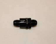 Check Valve, Flapper  Spring and Piston Valve  1lb   - 6AN One Way Check Valve  stops leak back