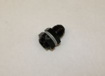 Fitting - Fuel Cell Bulkhead 6AN Aluminum Black An