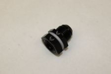 Fitting - Fuel Cell Bulkhead 12AN Aluminum Black A