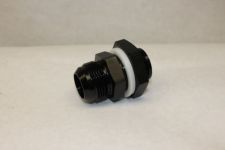 Fitting - Fuel Cell Bulkhead 16AN Aluminum Black A