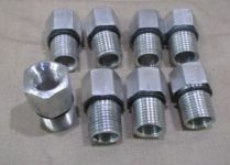 Nozzle Adapter set of  8 -  1/2-20 thread w O ring to 1/8" NPT