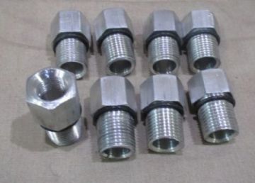 Nozzle Adapter set of  8 -  1/2-20 thread w O ring to 1/8" NPT