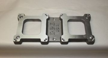 Carb Adapter CAST Dual 4150 Carb Adapter for a Superchargers