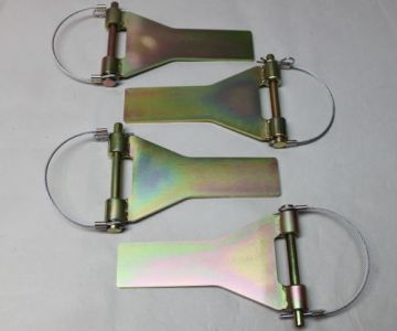 Blower Restraint Header Brackets and Pins (4) Tie Down