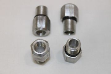 Mechanical Hilborn Kinsler Adapter to make a 1/2-20 Thread become a 1/8" NPT for Enderle Nozzles