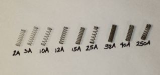 6007-  Enderle 6AN  Check Valve Springs from 1 lb to 250 lb
