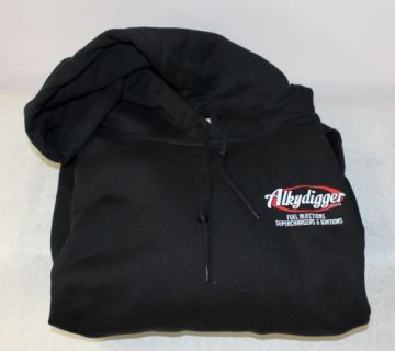 Alkydigger Hoodies BLACK     MED -  L   XL  2XL  3XL