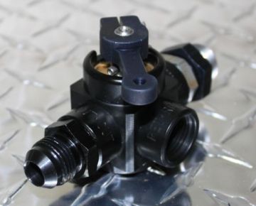 85210-B -8AN CARBURETOR - Shut Off Valve/ Regulator Combo   with 37214 2 Stage Regulator
