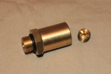 7003B-CO Enderle Brass Pill/Jet Holder -#6 male to #6 Female- BLUNT
