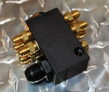 Enderle 8 port   Hat Distribution Block with Fittings  -8 fitting
