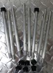 TBS-2598 Studs - Aluminum Blower Stud kit for 4" Spacer for our 5024  Blower Spacer