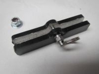 Billet Aluminum Burnout Throttle Cable  Stop for Injector Hats - Quick Pin