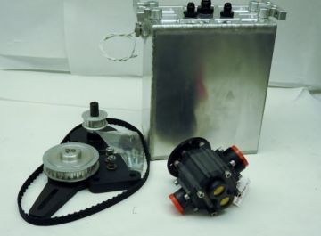 Surge Tank - with Fuel pump and belt  drive  1700 hp - No Cable Needed