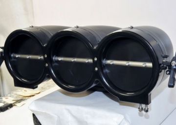 Partial -Big and Ugly-2   5"   BLACK   Short 8-3/4"   - Enderle  No BV, lines, Nozzles