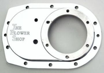 TBS-1171 Front Cover - The Blower Shop Billet Front Cover, Round- Flat  Asemetrical