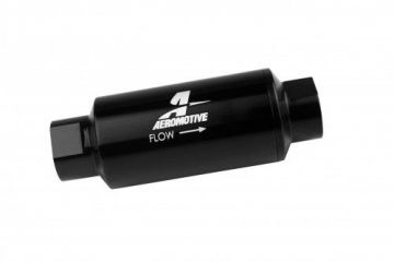 12330 40m Stainless, ORB-10 Black  40 micron Stainless mesh element, Black anodize finish