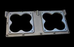 Pro-Filer-189  Adapter Dual Carb/Throttle Body Tunnel Ram  187 and 216