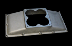 Pro-Filer- 192   Adapter Single Carb/Throttle Body Tunnel Ram fits  216 and 187