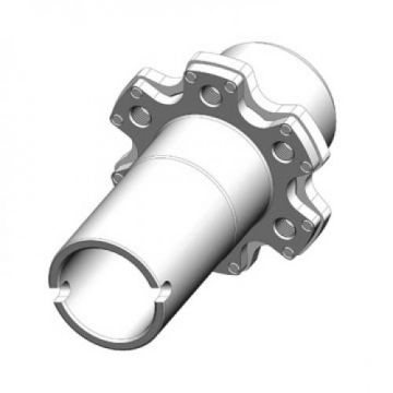 Hub - RCD Brg Crank Hub 392/417 with Retaining Rin