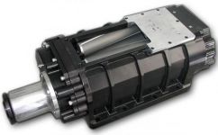 2057 14-71 Retro Billet  Blower - The Blower Shop BLACK  Billet Blower Setback