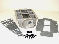 TBS-2531 Blower Manifold  - SB Chevy STREET/RACE  SATIN  Standard