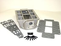 Blower Manifold  -  SB Chevy Manifold Large port   with pop off Street- mild racing