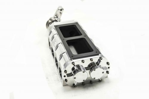 Big Block Chevy Marine w 3 V accessory 250 Billet Blower