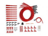 31529 Hemi plug Wires RED MSD 8.5 MM Super Conductor  Set for Hemi  & 429 Boss Ford  Not point mags